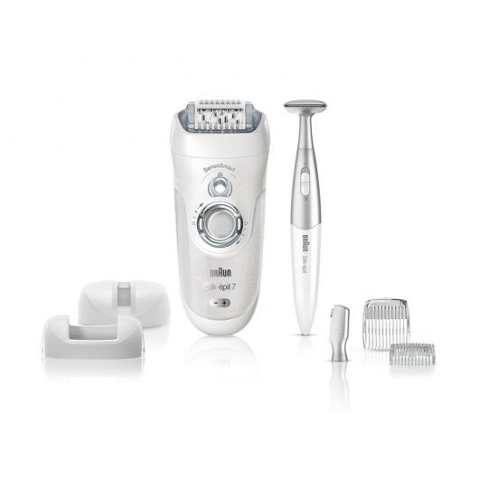 Braun Silk-épil 7 SensoSmart 7/890 Depiladora Inalámbrica Wet & Dry Plata
