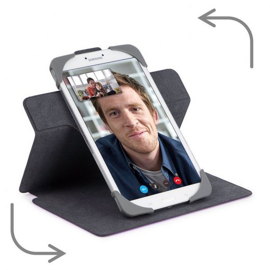 Targus Safe Fit Funda Giratoria Púrpura para Tablet 7"/8"