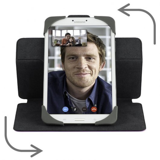 Targus Safe Fit Funda Giratoria Púrpura para Tablet 7"/8"