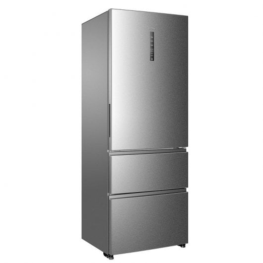 Haier A3FE742CMJ Frigorífico Combi A++ Acero Inoxidable