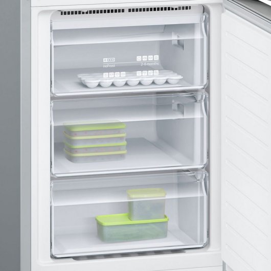 Siemens iQ300 KG36NVI3A Frigorífico Combi A++ Acero Inoxidable