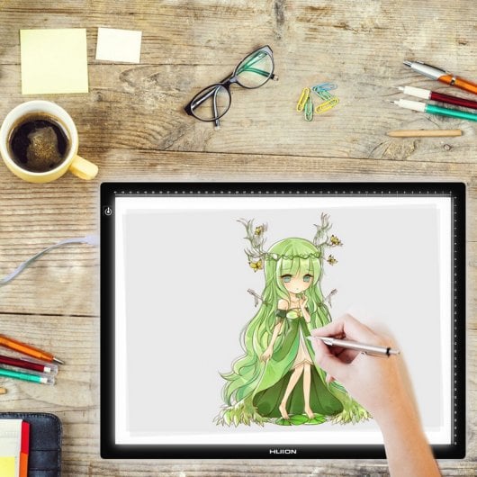 Huion LA3 LED Boîte à lumière pour dessin/tatouage