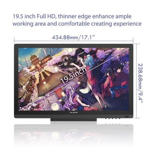 Huion Kamvas GT-191 19.5" Monitor Interactivo