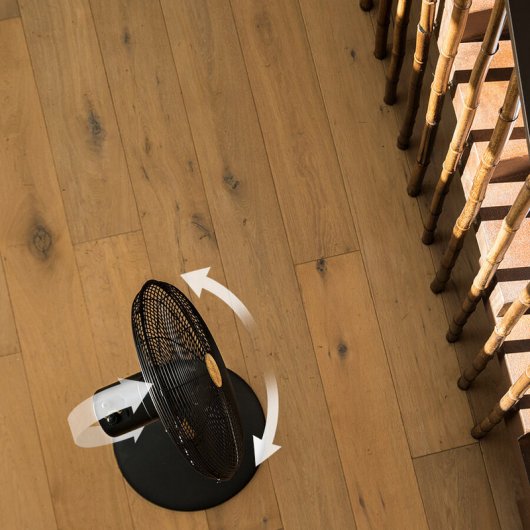 Cecotec ForceSilence 560 Woodstyle Ventilador de Pie Oscilante