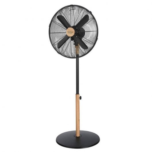 Cecotec ForceSilence 560 Woodstyle Ventilador de Pie Oscilante