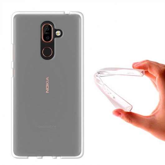 German Tech Funda Gel Transparente para Nokia 7 Plus