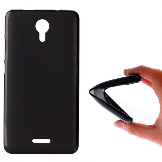 German Tech Funda Gel Negra para Wiko Jerry 2