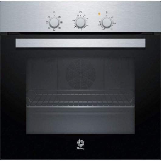 Horno Multifunción Balay 3HB2010X0 66L 60cm Limpieza Manual A Grill Puerta Fría Inoxidable