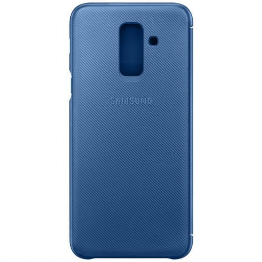 Samsung Wallet Cover Bleu pour Samsung Galaxy A6+