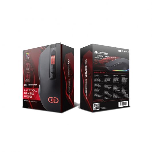 Owlotech X5 Ratón Gaming RGB 4800 DPI