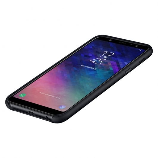 Samsung Dual Layer Cover Negra para Samsung Galaxy A6 Plus