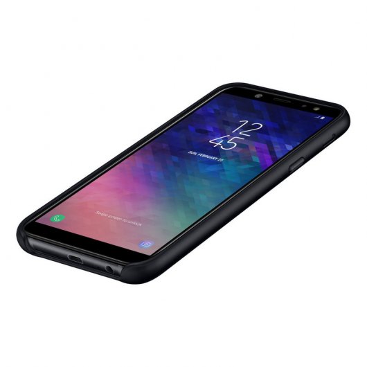 Samsung Dual Layer Cover Negra para Samsung Galaxy A6
