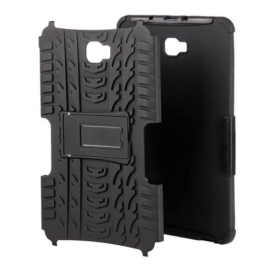 German Tech Funda Rugerizada Samsung Galaxy Tab A 10.1" 2016 Smart Stand Negra