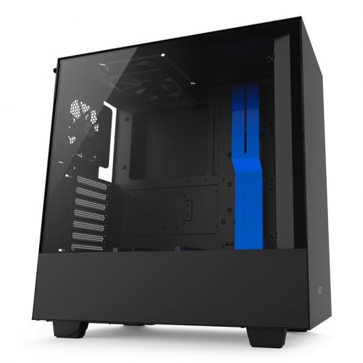 NZXT H500 USB 3.1 Cristal Templado Negro/Azul