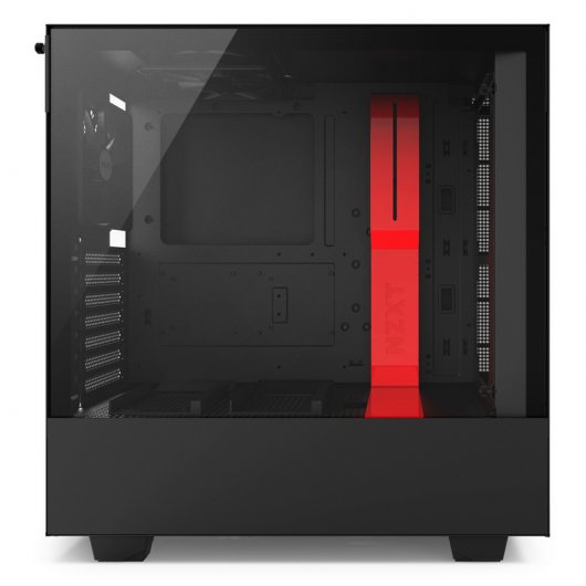 NZXT H500 USB 3.1 Cristal Templado Negro/Rojo