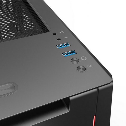 Phanteks Eclipse P350X USB 3.0 Cristal Templado Negro