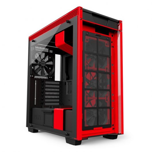 NZXT H700 USB 3.0 Vidro Temperado Preto/Vermelho Mate
