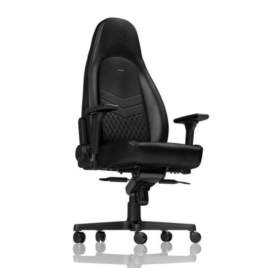 Noblechairs Icon Chaise Rembourrée Cuir Noir