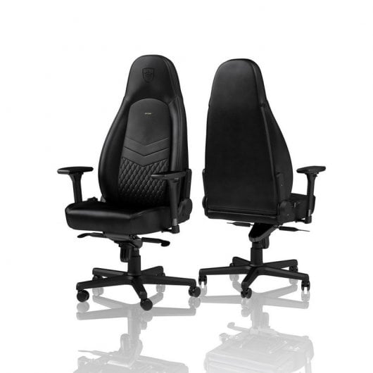 Noblechairs Icon Chaise Rembourrée Cuir Noir