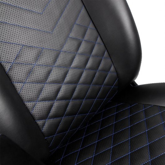 Noblechairs Icon Chaise rembourrée Noir/Bleu