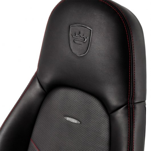 Noblechairs Icon Chaise rembourrée Noir/Rouge