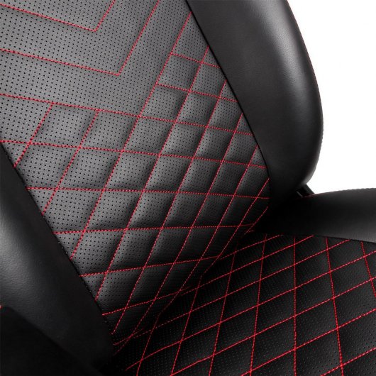 Noblechairs Icon Chaise rembourrée Noir/Rouge