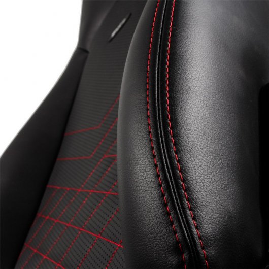 Noblechairs Icon Chaise rembourrée Noir/Rouge