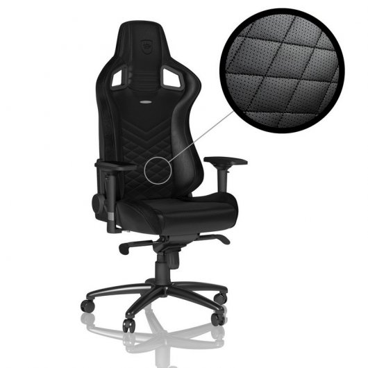 noblechairs EPIC PC-Gamingstuhl Gepolsterter Sitz Schwarz (NBL-PU-BLA-002)