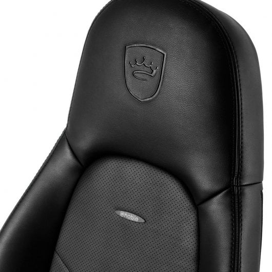 Nobelchairs Icon gepolsterter Stuhl Schwarz