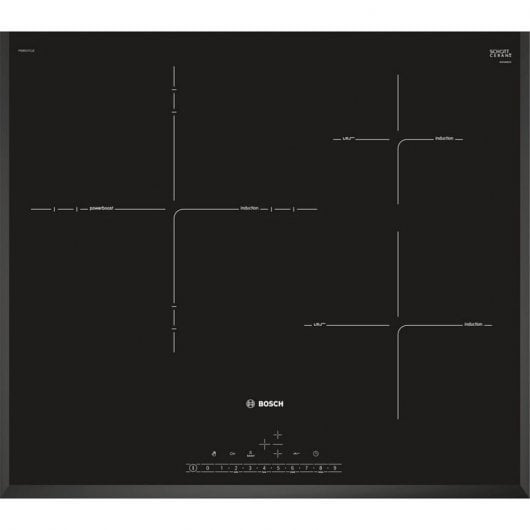 Bosch Serie 6 PID651FC1E  Placa de Inducción 3 Zonas Biselada Negro