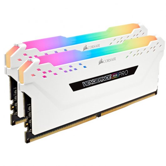 Corsair Vengeance RGB Pro DDR4 3000 PC4-24000 16 Go 2x8 Go CL15 Blanc