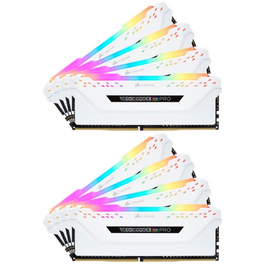 Corsair Vengeance RGB Pro DDR4 3200 PC4-25600 64GB 8x8GB CL16 Branca