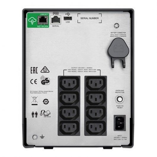 APC Smart-UPS C 1 500 VA LCD 230 V avec SmartConnect