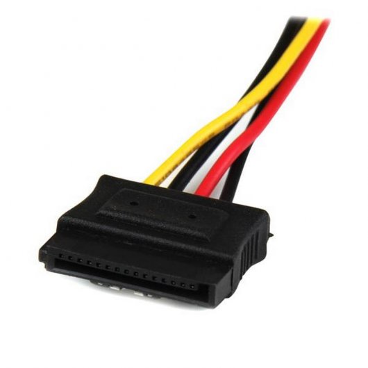 Startech Adaptador Divisor Molex 4 Pines LP4 a Doble SATA con Cierre de Seguridad 30cm