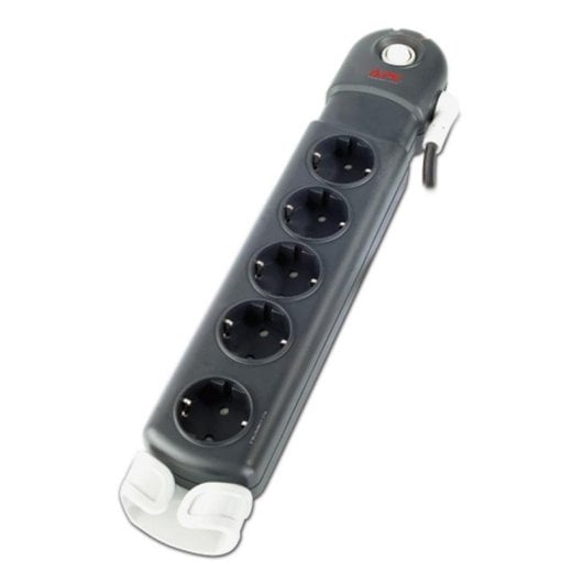 Régua de tomadas APC Essential SurgeArrest 5 Tomadas Proteção Sobretensão Interruptor LED