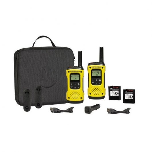 Motorola TLKR T92 H2O Confezione 2 Walkie Talkie Nero Giallo