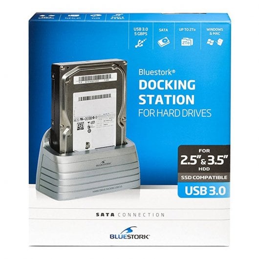 Bluestork Docking Station USB para Discos 2.5"/3.5"