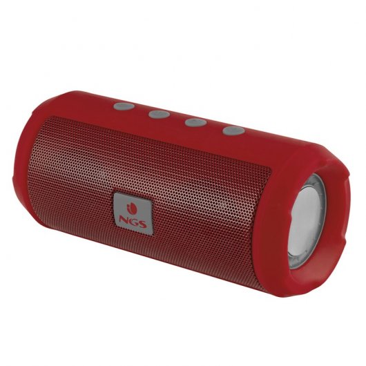 NGS Roller Tumbler Altavoz Bluetooth Rojo