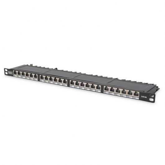 Digitus Painel de Ligação 24 Portas Cat6 Classe E Blindado