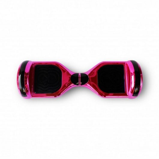 Skateflash K6 Hoverboard Bluetooth Rosa Cromado + Funda