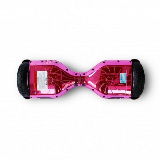Skateflash K6 Hoverboard Bluetooth Rosa Cromado + Funda
