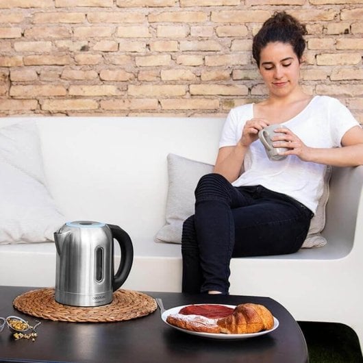 Elektrischer Wasserkocher Cecotec ThermoSense 290 Steel 1,7L 2200W Edelstahl Temperaturwahl
