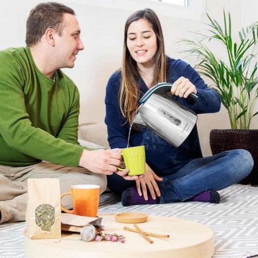 Wasserkocher Cecotec ThermoSense 220 Steel 1,2L 1630W Edelstahl BPA-frei