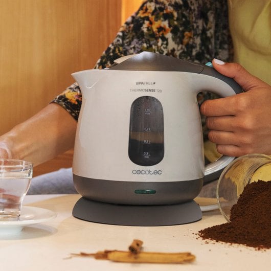 Cecotec ThermoSense 120 Clear Hervidor de Agua 1100W