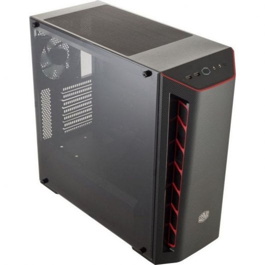 Cooler Master MasterBox MB510L USB 3.0 con Ventana Negro/Rojo