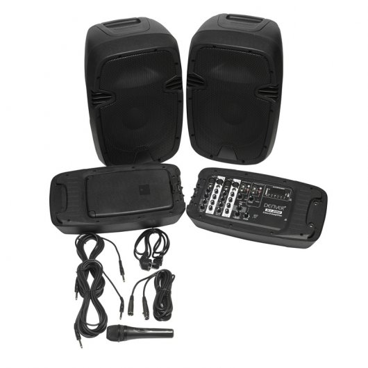 Denver DJ-200 Altavoces con Mezclador DJ