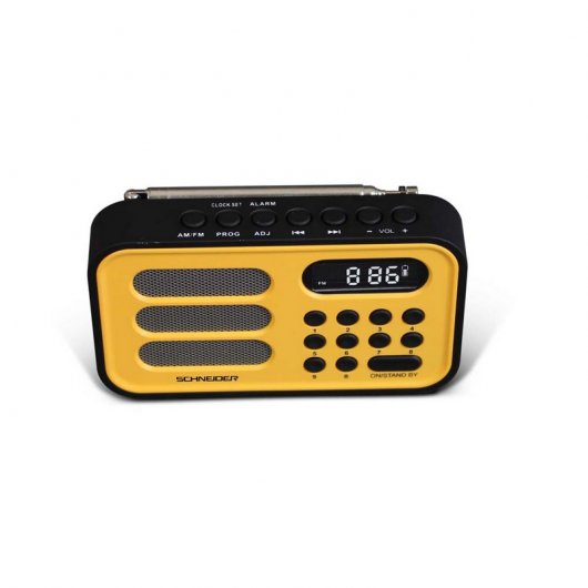 Schneider Handy Mini Rádio Digital Amarelo