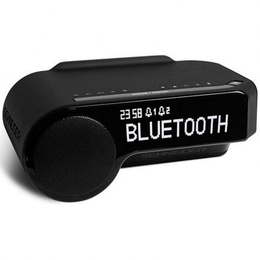 Radio réveil Schneider Maestria Bluetooth Noir écran LED USB