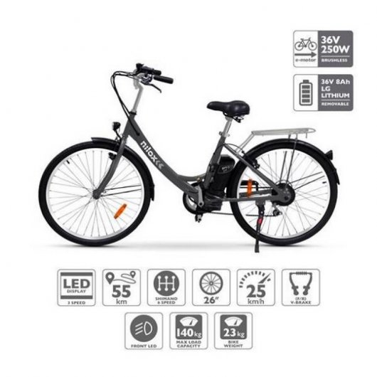 Nilox X5 Bicicleta Eléctrica Gris