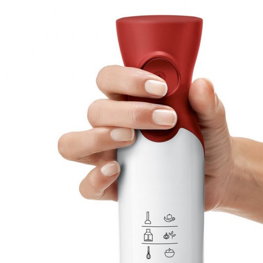 Bosch ErgoMixx MSM64010 Batidora de Inmersión 450W Rojo + Vaso
